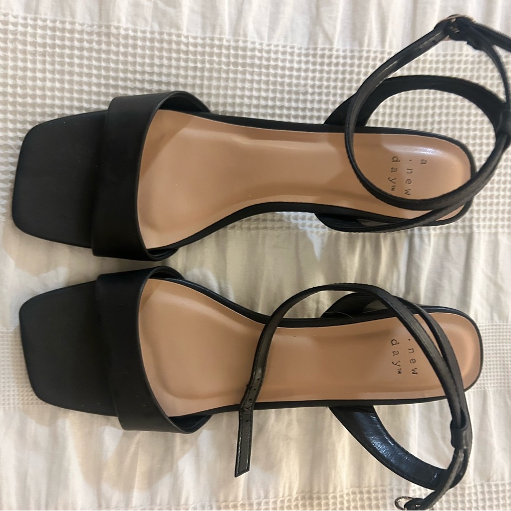 Black Strappy Heels